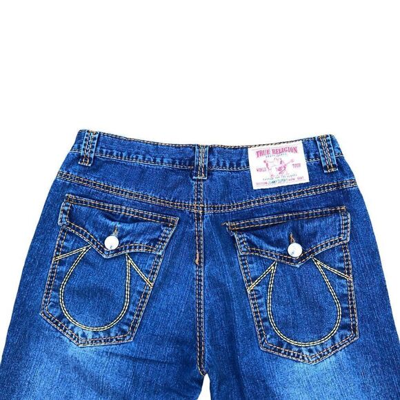 True Religion Jeans Size 36 JOHNNY SUPER T Blue - Picture 2 of 7